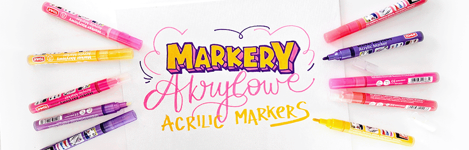 Acrylic markers