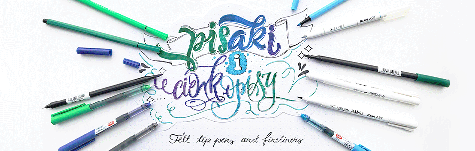 Pisaki i cienkopisy
