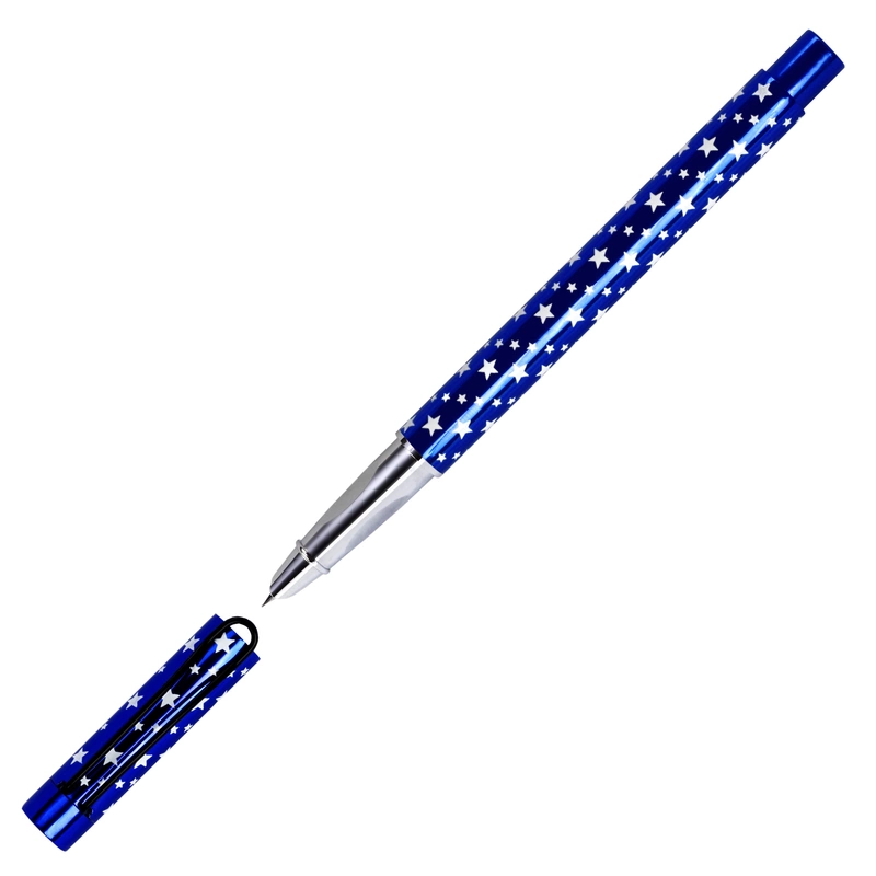 Star-patterned fountain pen