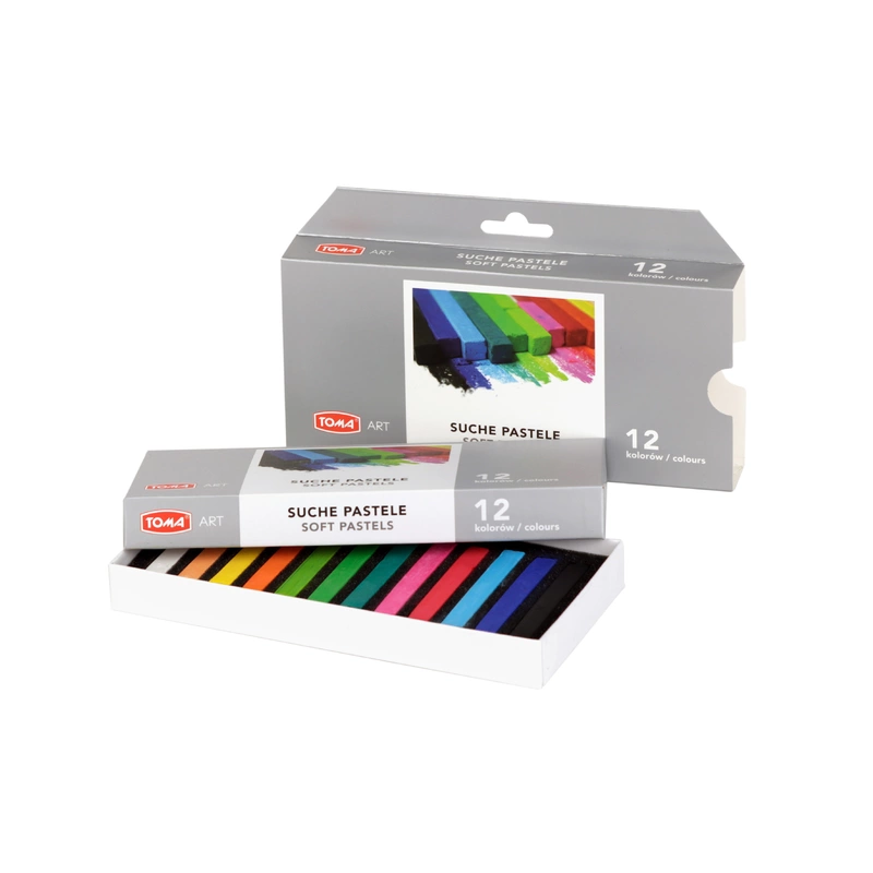 Pastele suche, 12 kolorów