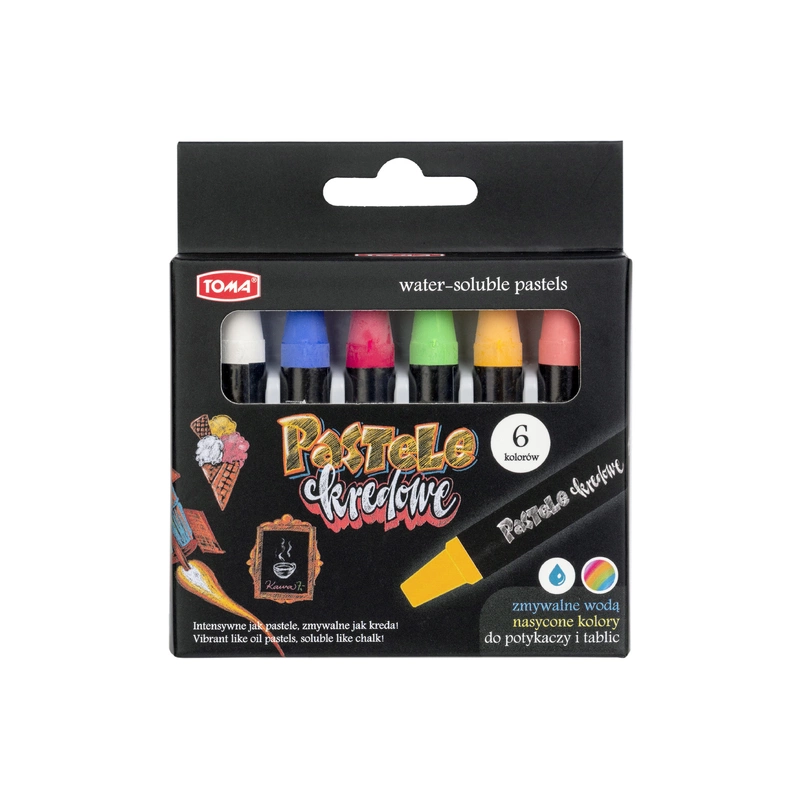 Pastele kredowe 6 kolorów