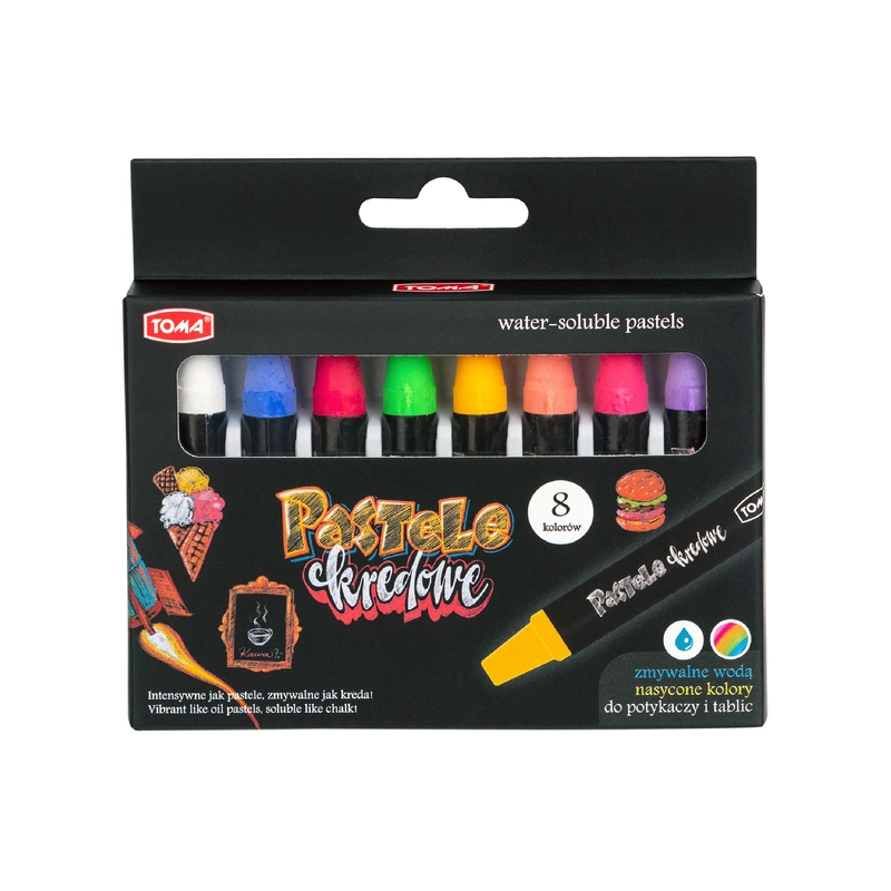 Pastele kredowe 8 kolorów