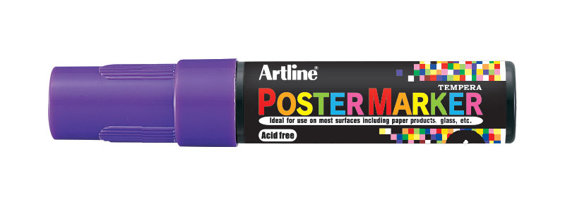Artline Poster Markers - 4 mm Tip, Black